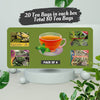 Lagundi Tea - Banaba Tea - Sambong Tea - Guyabano Tea- 4 boxes 80 bags-Organic